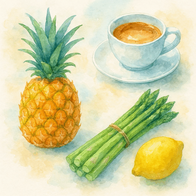 Episodenbild zu Episode 001 001 Ananas, Spargel und Kaffee